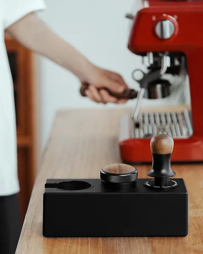 Miniatura 3 de MHW-3BOMBER Estación de bateo de espresso, estación de tamper 4 en 1 para almacenamiento de portafiltro de 51-58mm, distribuidor y accesorios