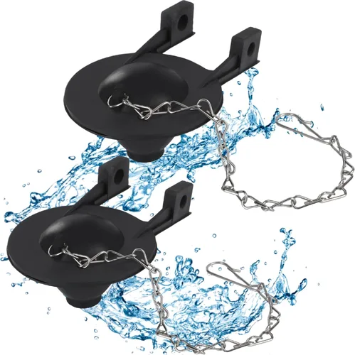 Juego de 2 aletas de repuesto para inodoro de 2 pulgadas, válvula de descarga universal, compatible con Kohler, Toto y American Standard, goma
