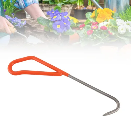 Miniatura 3 de Herramienta de gancho de raíz de bonsái, aflojador de tierra y estirador de raíces para el cuidado de plantas en macetas, herramienta de jardinería