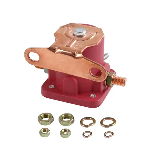 JDMSPEED Nuevo relé solenoide rojo de 12 V de repuesto resistente para Ford Starter Car Truck reemplaza SW3, SNL135, B-6A-11450A, D2AF11450AA,