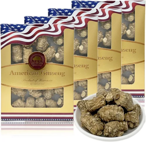 Miniatura 8 de DOL - Raíces de ginseng americano de Wisconsin cultivadas a mano, perlas de ginseng cultivadas a mano, 4 onzas (3.99 oz/caja)