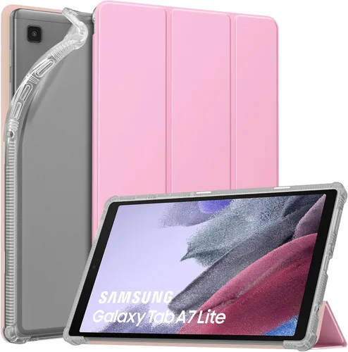 Miniatura 42 de MoKo Funda compatible con Samsung Galaxy Tab A7 Lite de 8.7 pulgadas 2021 (SM-T225/T220/T227), funda inteligente delgada y ligera con triple soporte