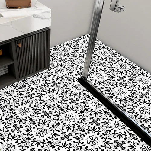 Miniatura 5 de 2 plantillas grandes de 12 x 12 pulgadas de mandala para piso, azulejos, paredes, tela, madera y muebles, plantillas de flores reutilizables