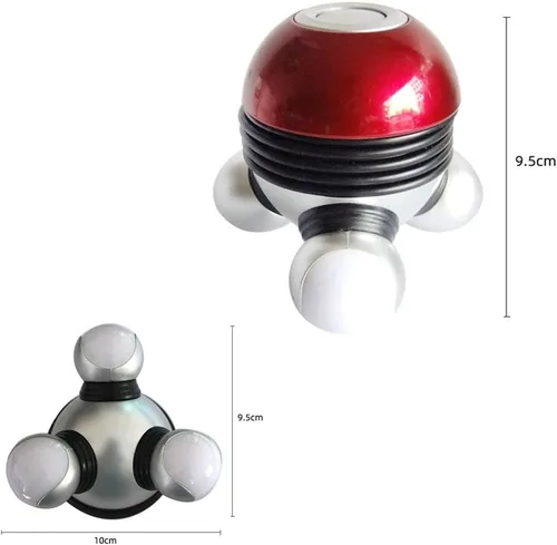 Miniatura 9 de Mini masajeador de mano – Potentes vibraciones de masaje para alivio muscular y relajación, masajeador corporal vibratorio portátil con luz LED