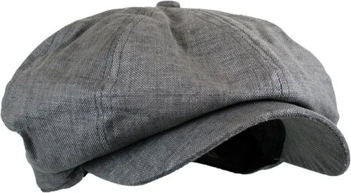 Miniatura 2 de Sombrero de lino para hombre de 8 paneles Applejack Gatsby Newsboy Ivy