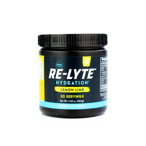 REDMOND Re-Lyte - Mezcla de bebida electrolítica de limón y lima, 30 porciones, tarro pequeño de 6.88 onzas