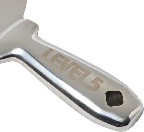 Miniatura 3 de Cuchillo para juntas completamente de acero inoxidable de 10" - LEVEL5 Hoja de masilla de grado profesional, totalmente metálico pulido premium