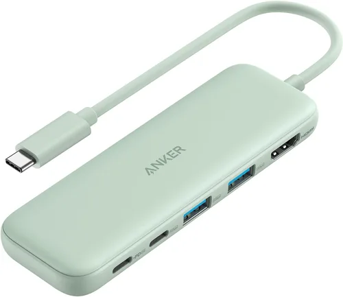 Miniatura 11 de Anker Hub USB C, divisor USBC a HDMI 5 en 1 con pantalla 4K, 1 puerto USB-C de 5 Gbps alimentado y 2 puertos de datos USB-A 3.0 de 5 Gbps