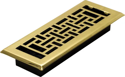 Miniatura 51 de Decor Grates Registro de suelo oriental AJH412-RB, 4 x 12 pulgadas, acabado de bronce frotado bronce (Rubbed Bronze Finish)