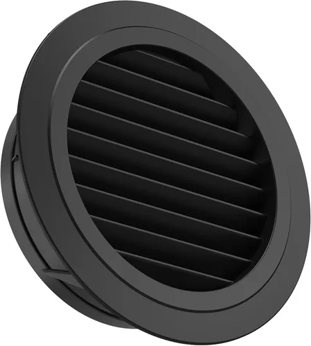 Miniatura 7 de Hon&Guan Respiradero de Escape de Alero de 3 pulgadas, Cubierta de Ventilación de Aire Redonda de 3'' con Malla Antimoscas Incorporada para Baño