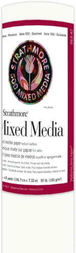 Miniatura 4 de Strathmore 500 Series - Bloc de medios mixtos pesado, 12 hojas, 62584110, 11 x 14, color blanco