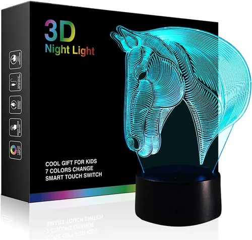 Miniatura 8 de Lámparas nocturnas 3D de ilusiones ópticas, T1-3deng-lanqiu01, 0.50watts, 5.00 volts