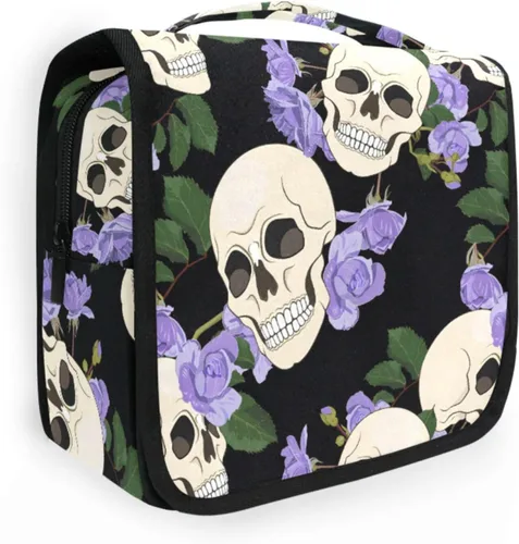 Miniatura 34 de MNSRUU Hanging Toiletry Bag Goth Bats Moons and Stars Travel Makeup bag for Toiletries Portable Travel Toiletry Organizer Cosmetic Bags with Hanging
