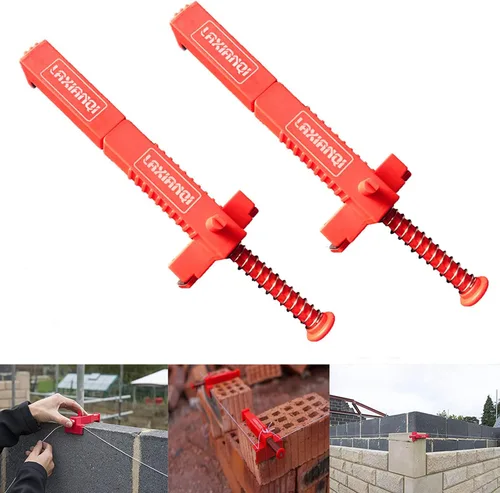 Miniatura 9 de LXQ 7.9-9.4 pulgadas de actualización extendida de línea de ladrillo clips de línea se venden en pares, rojo