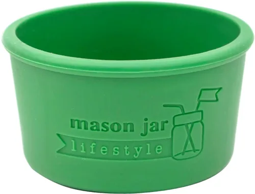 Miniatura 9 de Mason Jar Lifestyle - Fundas de silicona de 4 onzas para proteger bolas pequeñas, Kerr, tarros de conservas acolchados (gris carbón, paquete de 2)