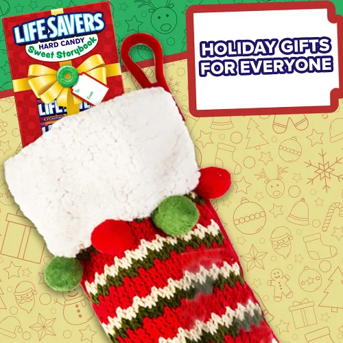 Miniatura 7 de LIFE SAVERS - Caja de regalo de cuentos dulces navideños de 5 sabores (6 rollos de caramelos)