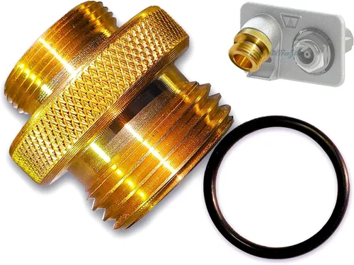 SPGTM-8 ~ Adaptador de manguera Woodford Bibb reemplaza 34HF, 50HF y 55437 con un conector recto para espigas, llaves y modelos de hidrante de