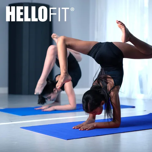Miniatura 5 de Paquete de 10 tapetes de yoga para niños, 68 x 24 pulgadas, tapete de ejercicio antideslizante, tapete de yoga no tóxico de 0.157 in para niños
