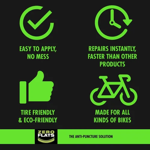 Miniatura 3 de Sellador antipinchazos para neumáticos de bicicleta - 8.5 fl oz Neumáticos estándar, sin cámara y tubulares Todos los neumáticos de bicicleta