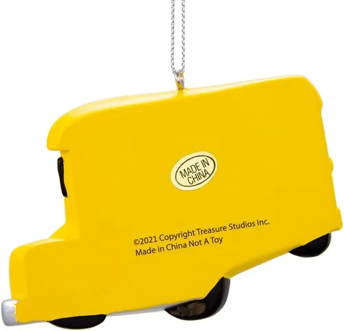 Miniatura 3 de Kurt Adler Adorno de autobús escolar Cocomelon