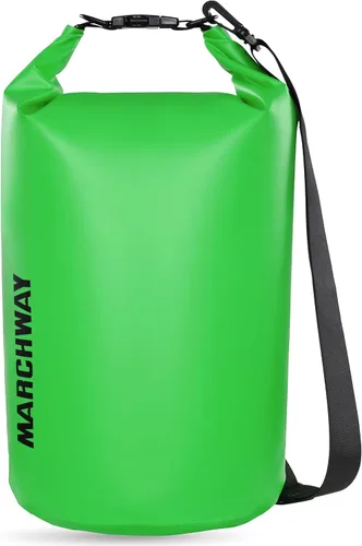 Miniatura 13 de MARCHWAY - Bolso seco flotante e impermeable 1.32/2.64/5.28/7.93/10.57 galones, parte superior enrollable, mantiene secos equipos de kayak rafting