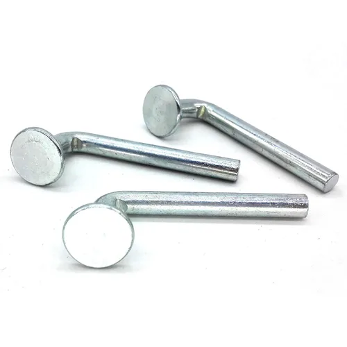 Miniatura 2 de Perno de seguridad para estante de paleta, pasador de caída universal, sombrero plano Φ ¾″ 0.750″ (0.750 in), ancho Φ 0.315″(0.315 in), altura