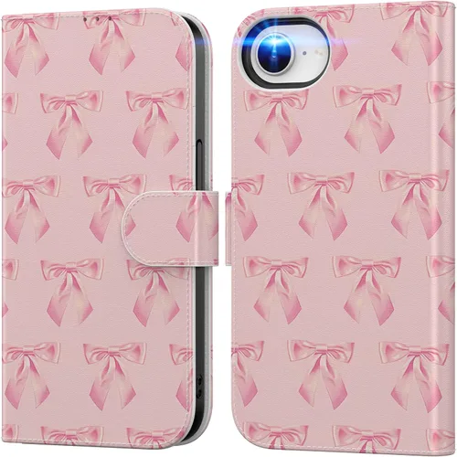Miniatura 38 de DEENAKIN Funda tipo cartera para iPhone 15 con tarjetero + clip para efectivo, bloqueo RFID, protección contra caídas de grado militar y obras