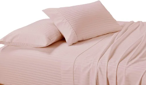 Miniatura 14 de sheetsnthings Juego de 2 fundas de almohada de 300 hilos, tamaño Queen, color negro a rayas
