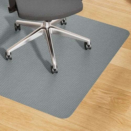 Miniatura 11 de Yecaye Tapete para silla de oficina para suelo de madera dura, 35" x 47" protege el suelo debajo del escritorio de la computadora para silla