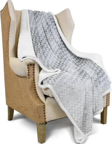 Miniatura 9 de Catalonia Sherpa - Manta para sofá cama, súper suave, cómoda y esponjosa reversible. Cobija de felpa de lana para todas las estaciones para adultos