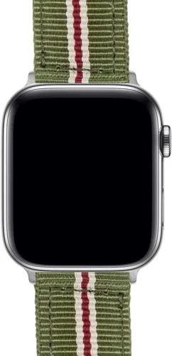 Miniatura 4 de BARTON WATCH BANDS - Correas de reloj de nailon de estilo militar compatibles con modelos de Apple Watch - 1, 2, 3, 4, 5, 6, 7, 8, 9, 10, SE, Ultra