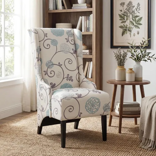 Miniatura 10 de Christopher Knight Home Callie Silla de comedor de tela, beige, 23.25 x 28.75 x 46.25 pulgadas