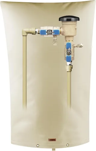 Miniatura 24 de TOHONFOO Cubierta aislante de tubería para prevención de reflujo (5 °F) – Bolsa aislada para válvula de riego – Cubierta de bomba de pozo de agua