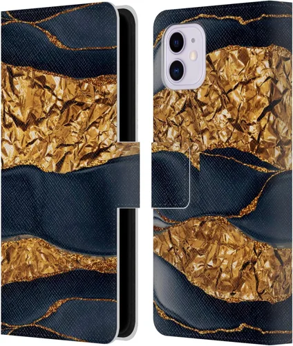 Miniatura 8 de Head Case Designs Officially Licensed UtArt Deep Sparkle Waves Dark Night Marble Leather Wallet Case Compatible with Apple iPhone 11