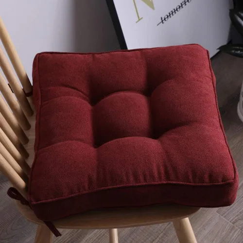 Miniatura 13 de Cojín redondo suave para silla, cojín acolchado antideslizante, cojines de asiento suaves y cómodos para sillas de cocina, comedor y oficina