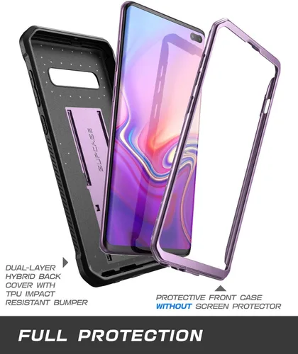 Miniatura 3 de SUPCASE Unicorn Beetle Pro Series - Funda diseñada para Samsung Galaxy S10 Plus (versión 2019) de cuerpo completo de doble capa resistente con funda