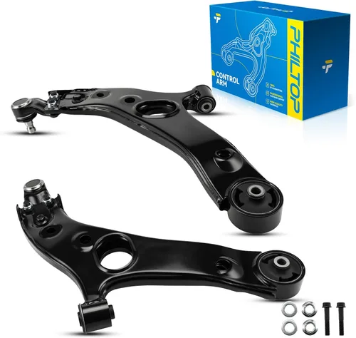 Miniatura 194 de PHILTOP Kit de suspensión delantera de 10 piezas, brazos de control inferiores con juntas de bola, eslabones de extremo de barra estabilizadora
