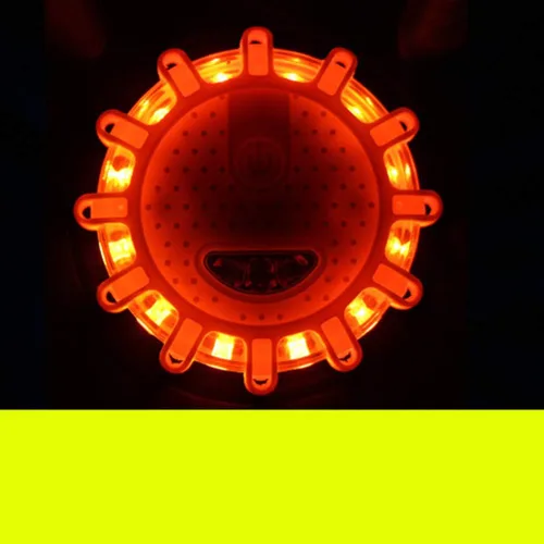 Miniatura 2 de OSALADI A prueba de golpes impermeable LED luces de carretera intermitente luz de advertencia en carretera luz de seguridad disco de emergencia