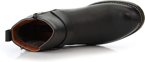 Miniatura 6 de Ferro Aldo Botas de motocicleta casuales para hombre con cremallera y hebilla