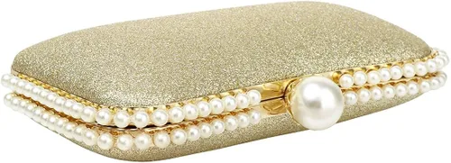 Miniatura 3 de Bolso cruzado con asa superior para mujer bolso de noche con cuentas brillantes bolso de mano para fiesta graduación boda cóctel