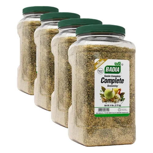 Miniatura 8 de Badia Condimento Completo, 96 oz - Mezcla de especias para todo uso de ajo, cebolla, sal, pimienta, hierbas y especias - Mezcla de firma sabrosa