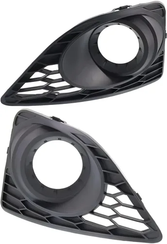 I-MATCH AUTO PARTS Juego de 2 cubiertas antiniebla para lado del conductor y del pasajero, color negro texturizado para modelos Ford Fusion SE y