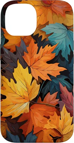 Miniatura 4 de Colorful Leaves Otoño y Otoño Tema, Otoño Color Funda para iPhone 17