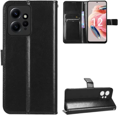 Miniatura 55 de Funda para Boost Mobile Celero 5G + Funda de piel con tapa para Boost Mobile Celero 5G Plus, color negro