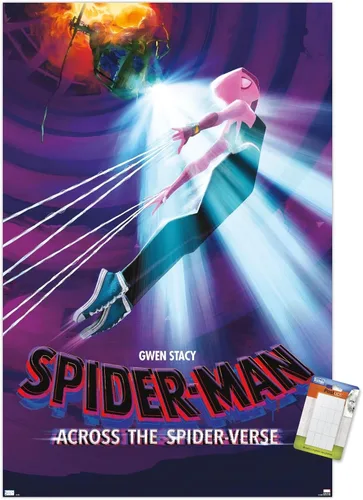 Miniatura 12 de Trends International Marvel Spider-Man: Across The Spider-Verse - Póster de pared de una hoja de Gwen Stacy, 22.37 x 34.00 pulgadas, impresión
