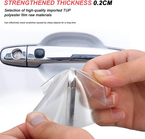 Miniatura 5 de Protector transparente para manija de puerta de automóvil, película protectora de arañazos para vehículos, película protectora transparente