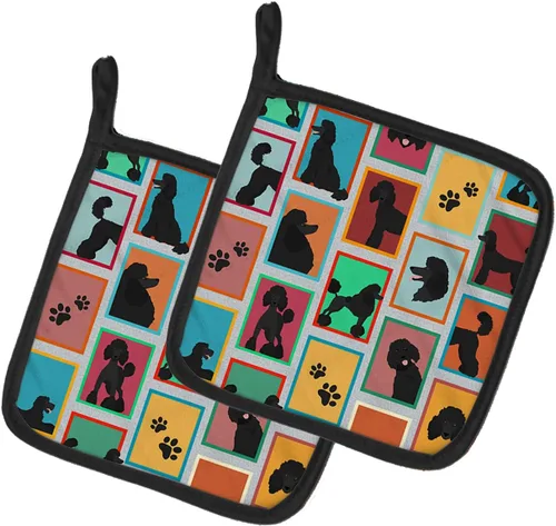 Miniatura 58 de Caroline's Treasures MLM1149PTHD - Juego de soportes para ollas de cocina resistentes al calor, almohadillas calientes para horno para cocinar