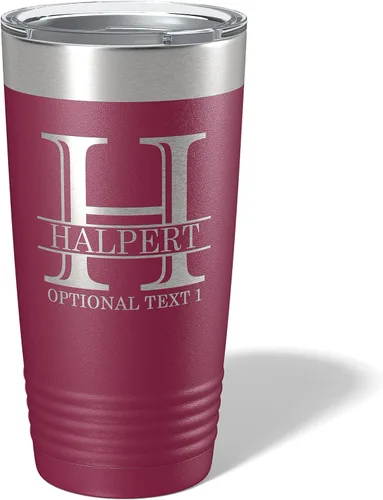 Miniatura 25 de Vaso personalizado de acero inoxidable aislado con tapa de 30 onzas (17 colores) con recubrimiento en polvo, grabado personalizado, idea de regalo