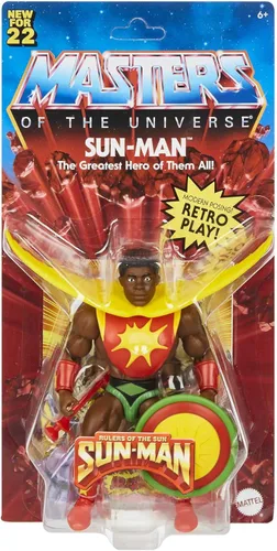 Miniatura 6 de Masters of the Universe Mattel Masters of the Universe Origins - Juego de figuras de acción y accesorios, juguete coleccionable de Sun-Man con 16