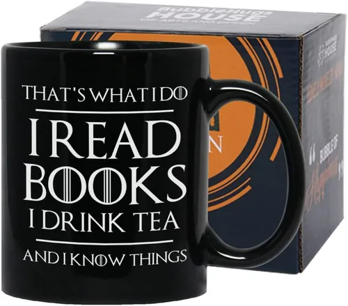 Bubble Hugs Book Lover - Taza de café de 11 onzas, color negro, para leer libros, beber, té, lectura de té, sé cosas, adicto al libro, escritor